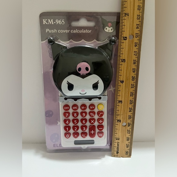 Kuromi Solar Powered Calculator - Picture 3 of 4